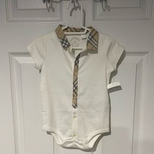 Burberry baby Onesie